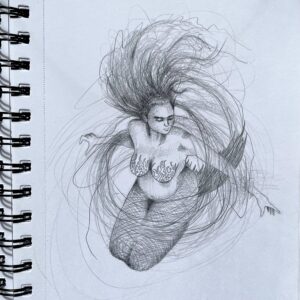 Tangled Mermaid- Original Art